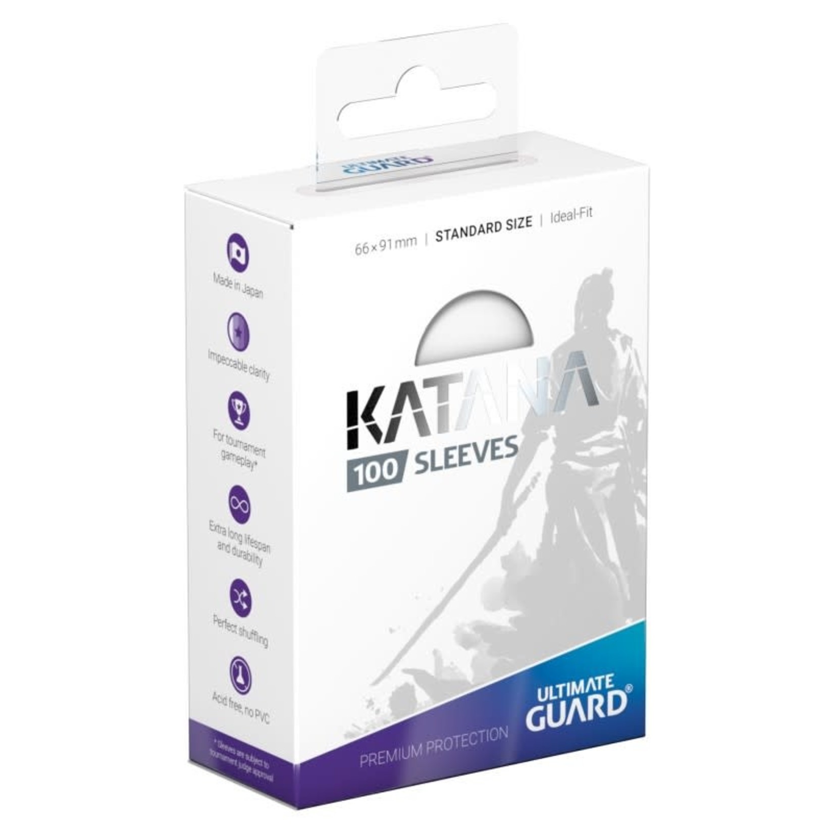 Ultimate Guard Ultimate Guard - Katana - Standard Sleeves - Transparent / Clear (100)