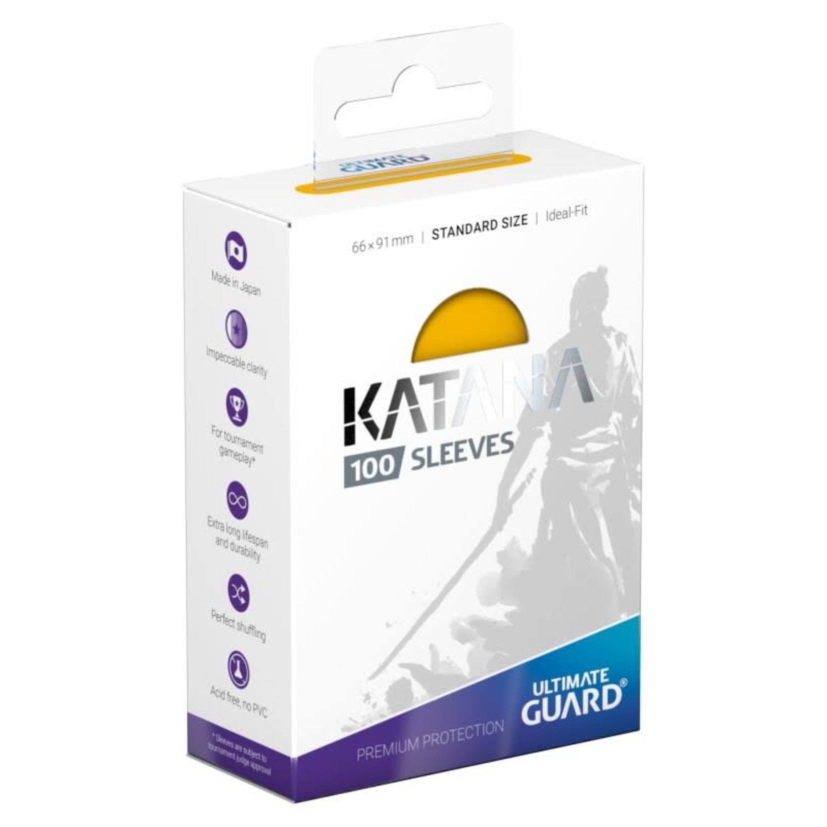 Ultimate Guard Ultimate Guard - Katana - Standard Sleeves - Yellow (100)