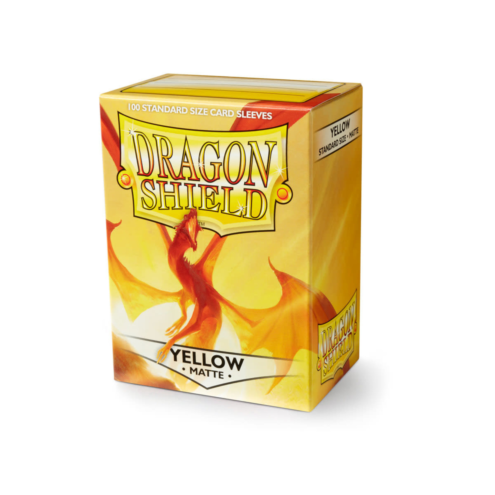 Arcane Tinmen Dragon Shield - Standard Sleeves - Yellow Matte (100)