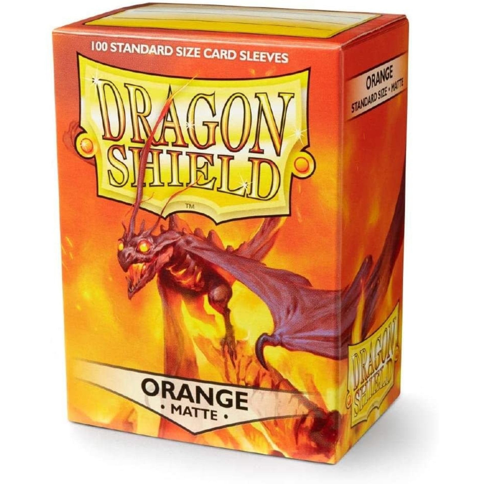 Arcane Tinmen Dragon Shield - Standard Sleeves - Orange Matte (100)