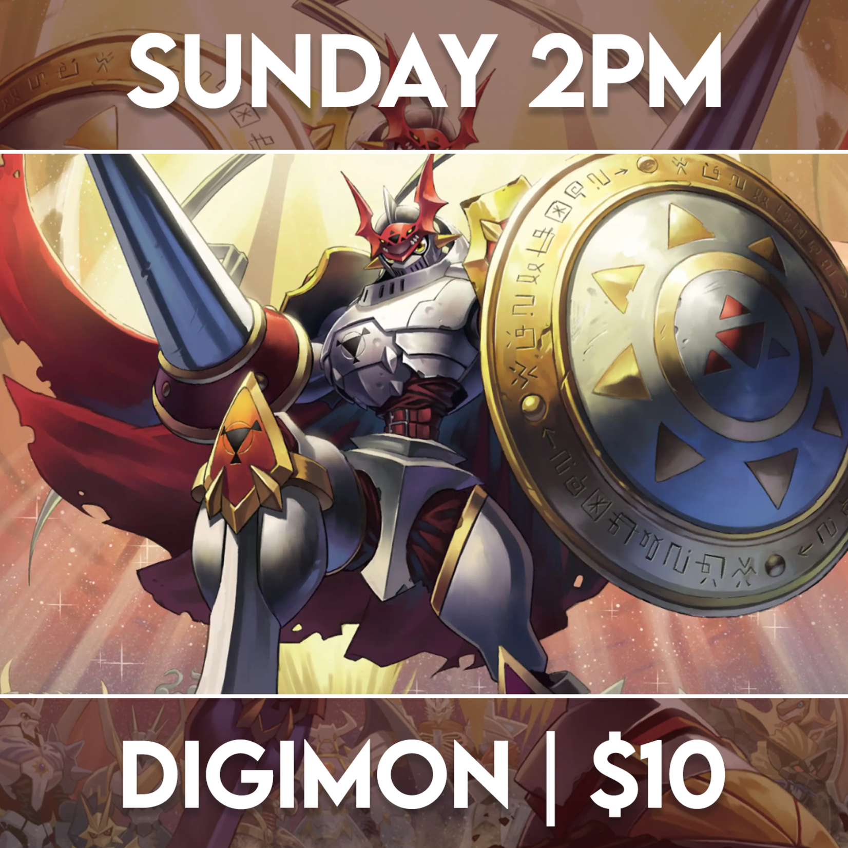 12/04 Sunday @ 2 PM - Digimon