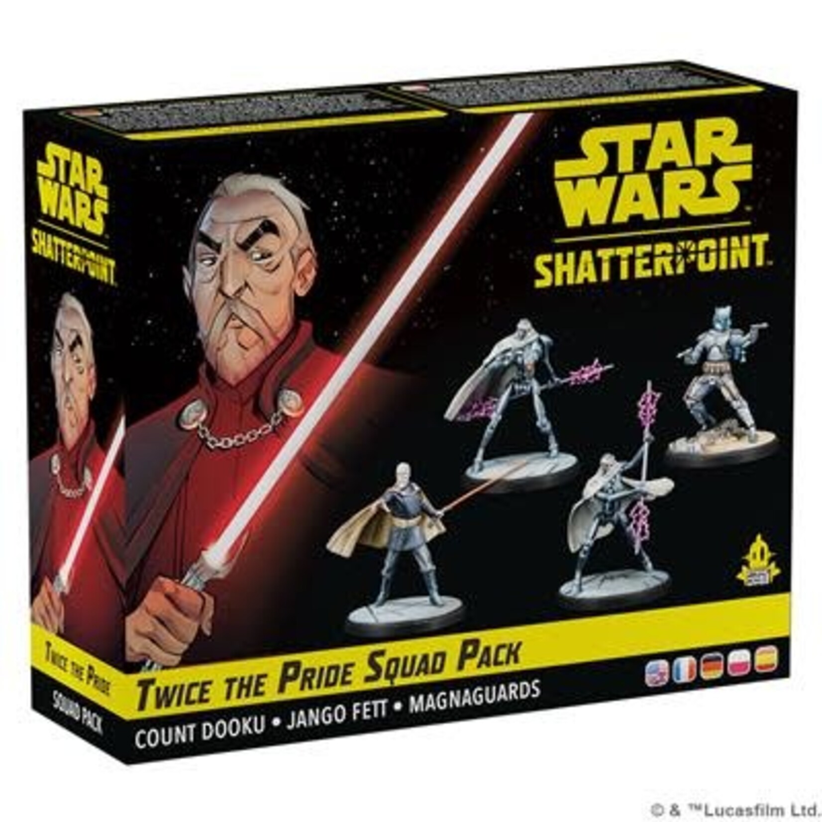 Atomic Mass Games Star Wars: Shatterpoint - "Twice the Pride" Count Dooku Squad Pack