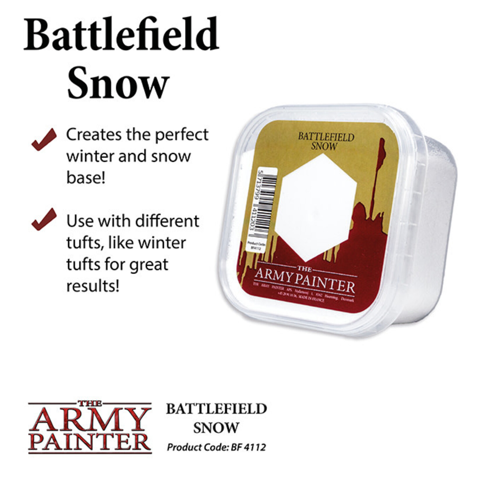 The Army Painter The Army Painter - Battlefield Snow