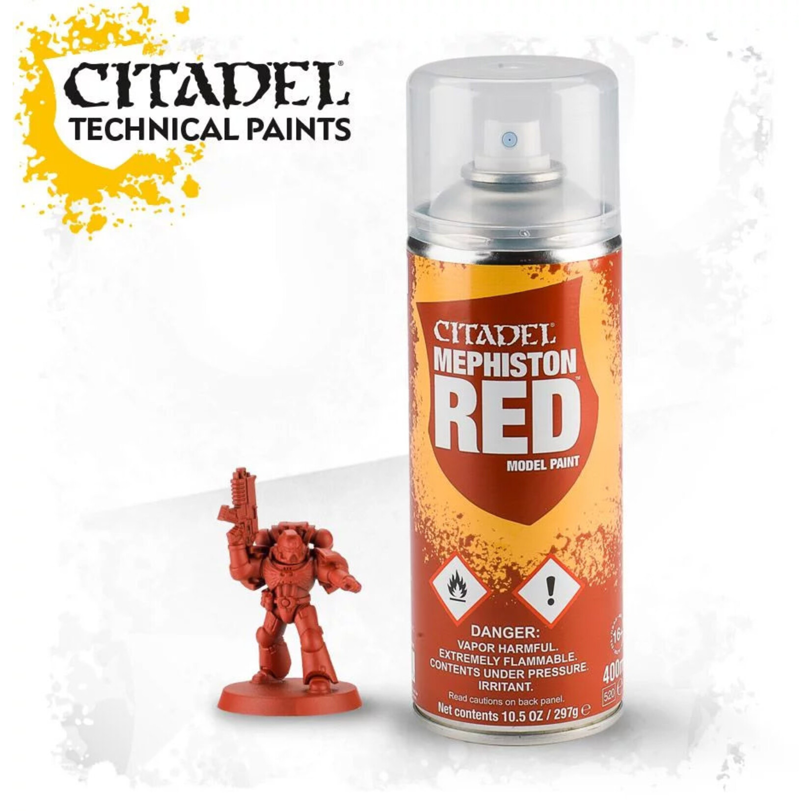 Games Workshop Mephiston Red (Spray)  Citadel