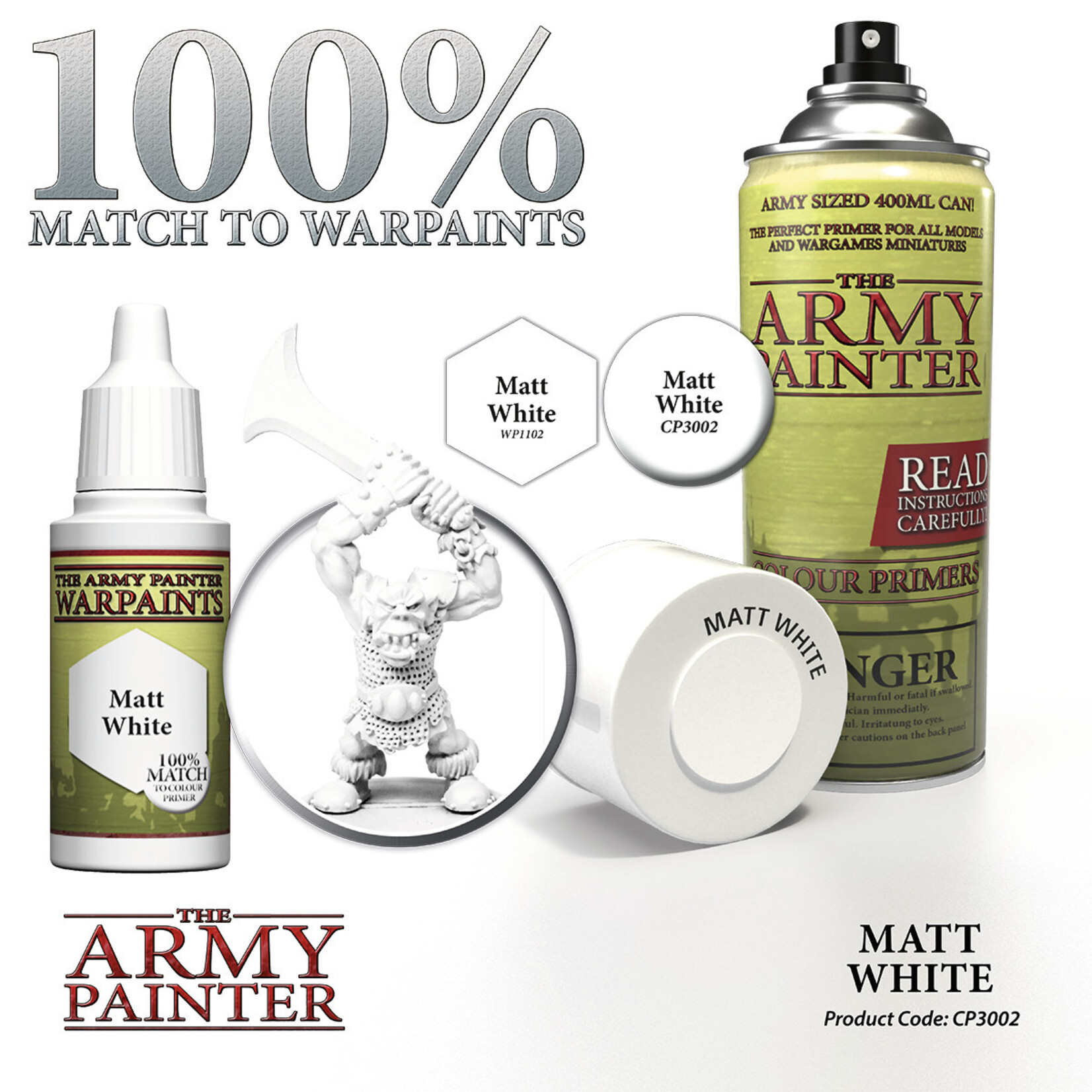 The Army Painter Color Primer Matte White Army Painter