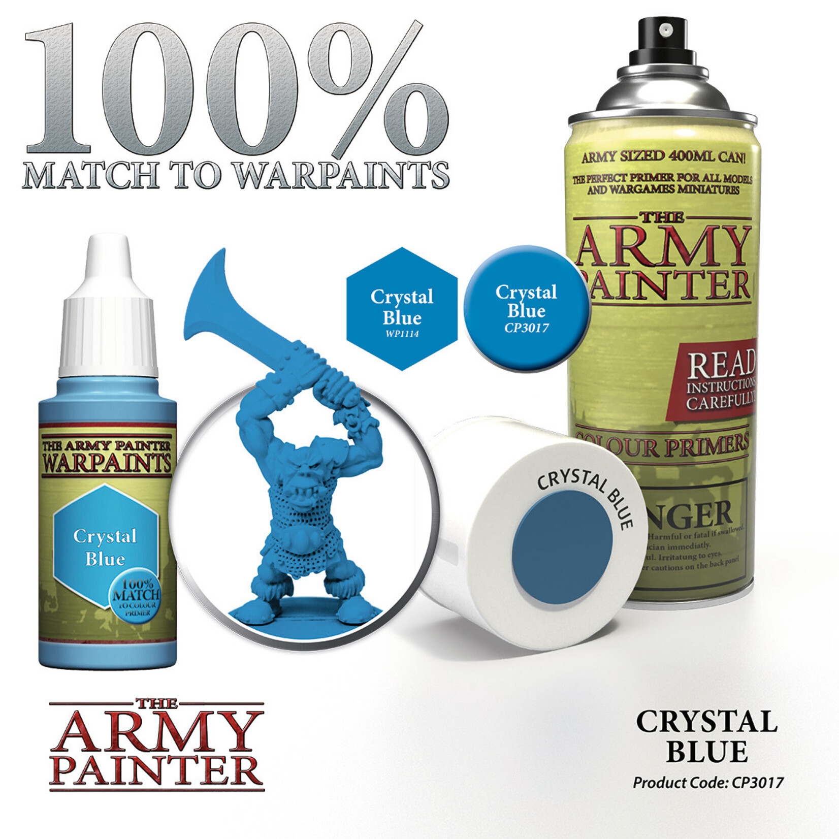 The Army Painter Color Primer Crystal Blue Army Painter