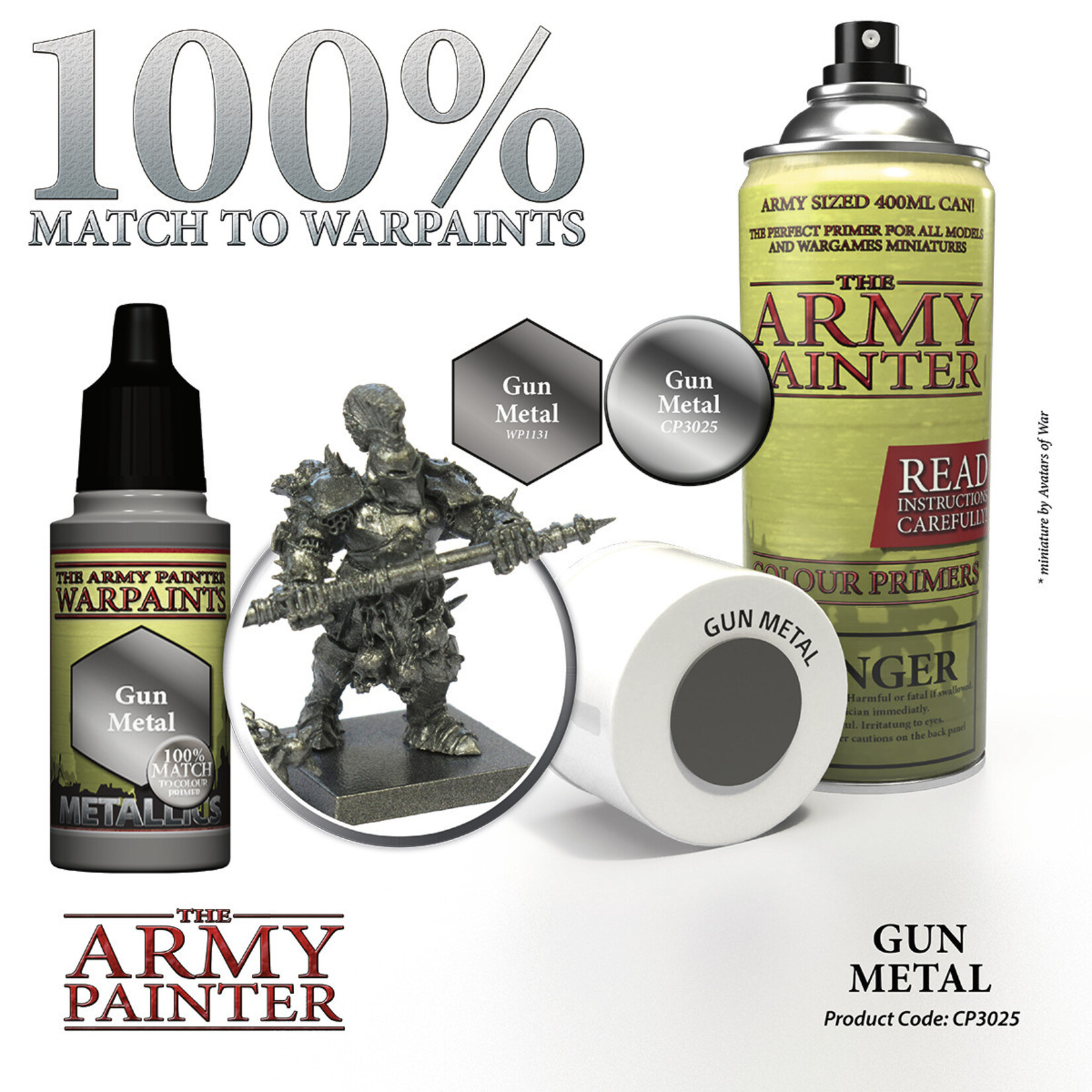 The Army Painter Color Primer Gun Metal