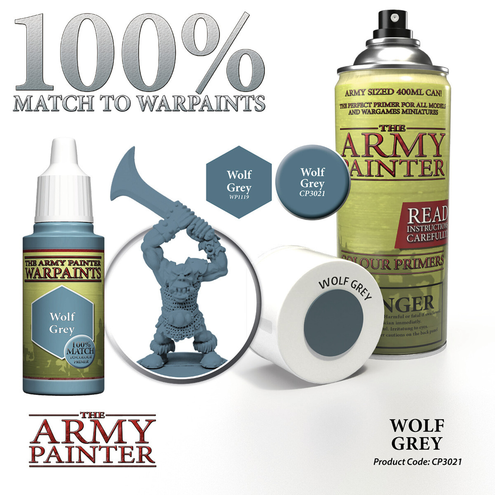 The Army Painter Color Primer Wolf Grey Army Painter