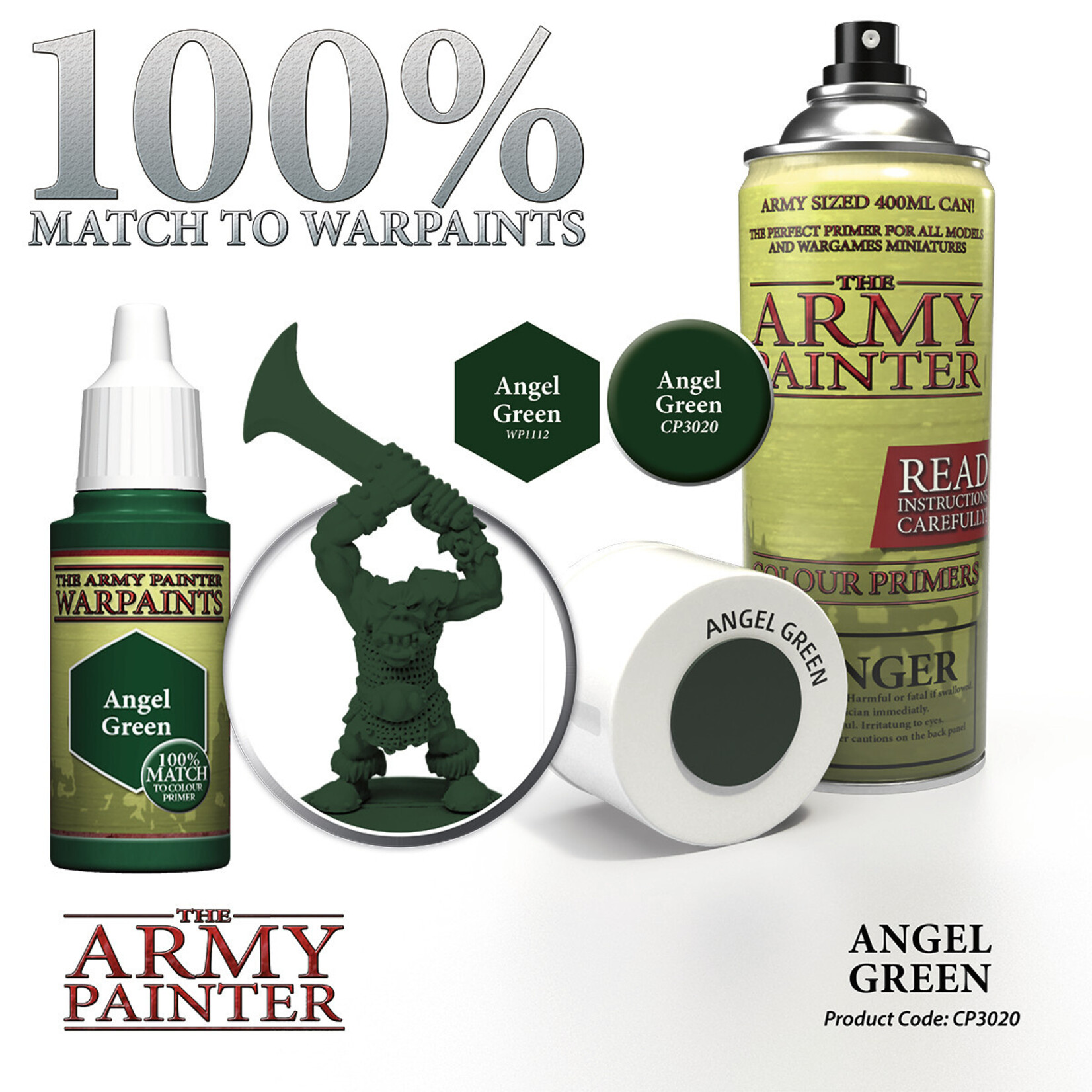 The Army Painter Color Primer Angel Green Army Painter