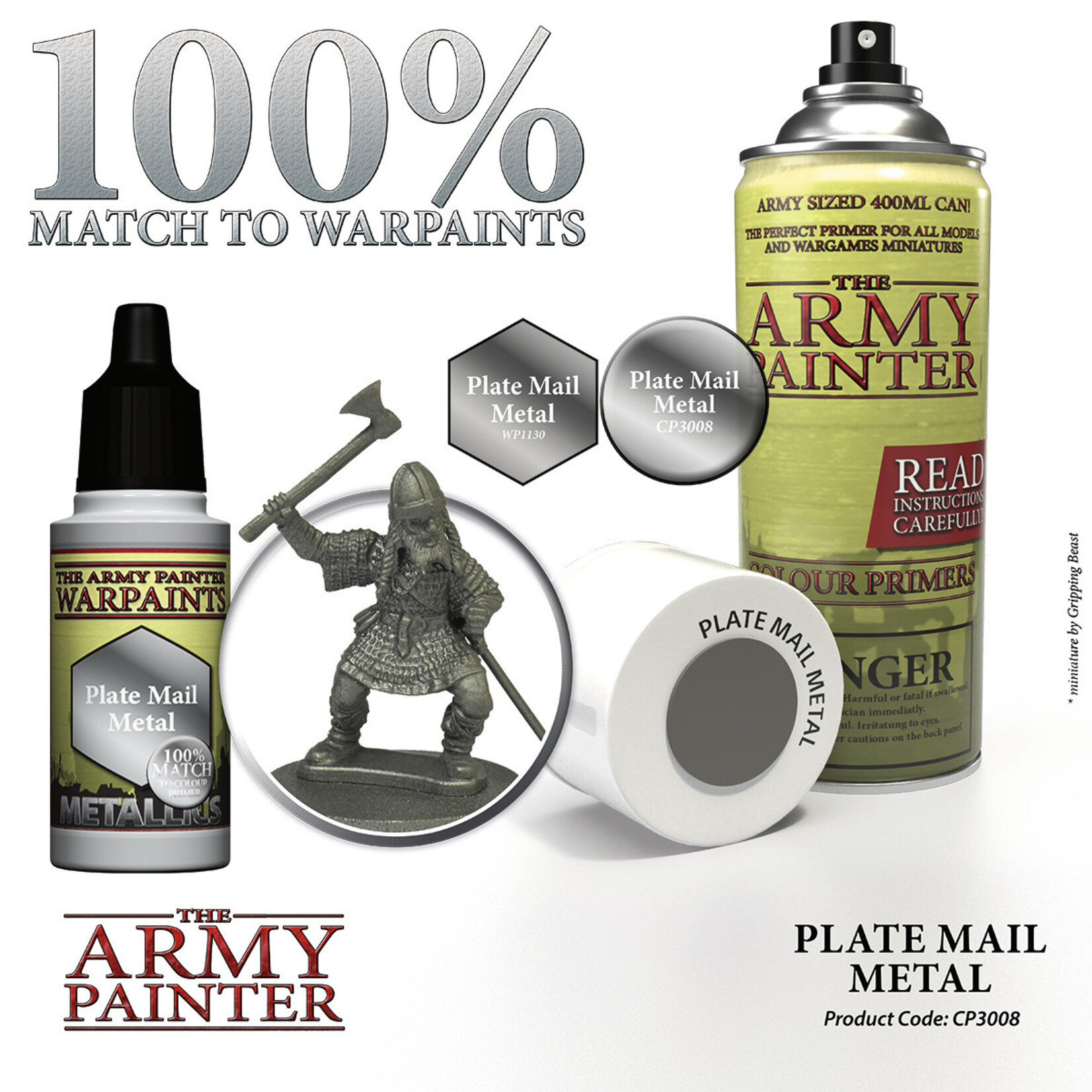 The Army Painter Color Primer Plate Mail Metal