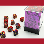 Chessex CHX 26826 Gemini Purple Red 12mm (36d6)