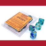 Chessex CHX 27356 Nebula Luminary Oceanic/gold (10d10)