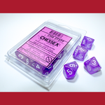 Chessex CHX 27377 Borealis Luminary Purple/White (10d10)