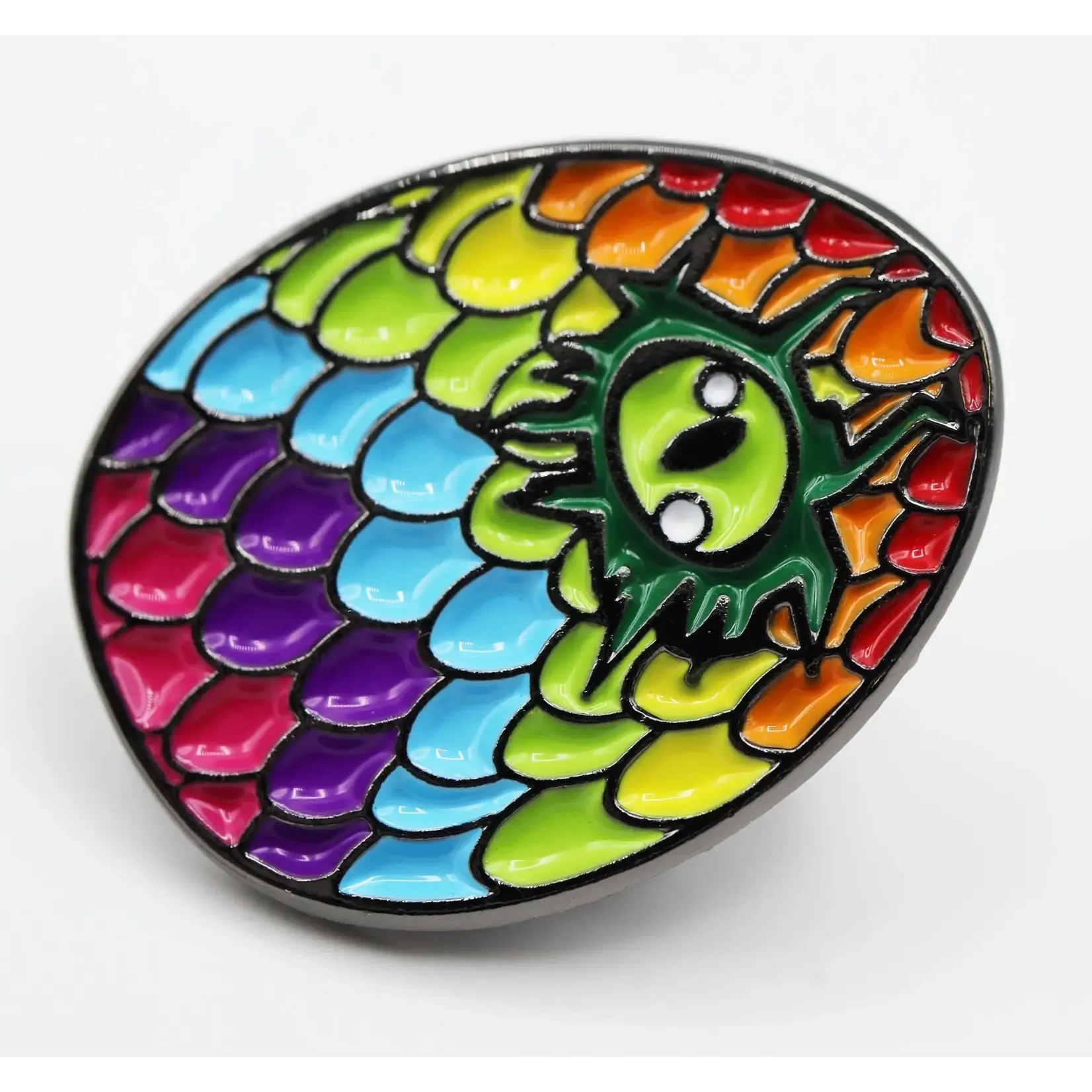 Foam Brain Games Dragon Egg Pin - Rainbow