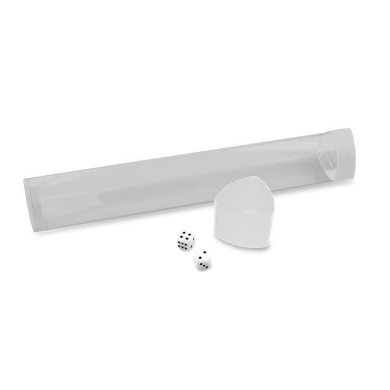 BCW Supplies BCW Playmat Tube & Dice Holder - White