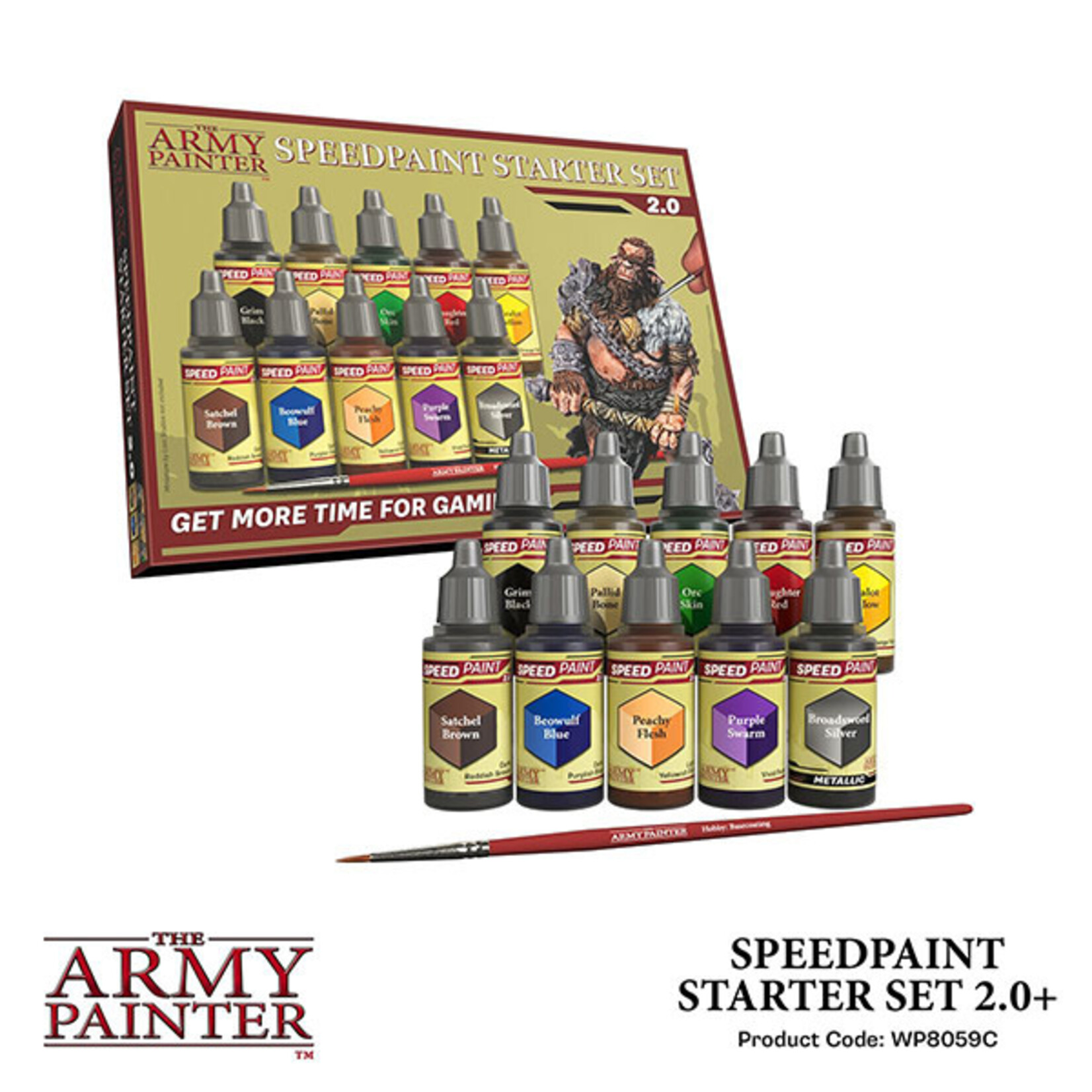 The Army Painter Warpaint Speedpaint 2.0: Starter Set (10 colors + 1 brush)