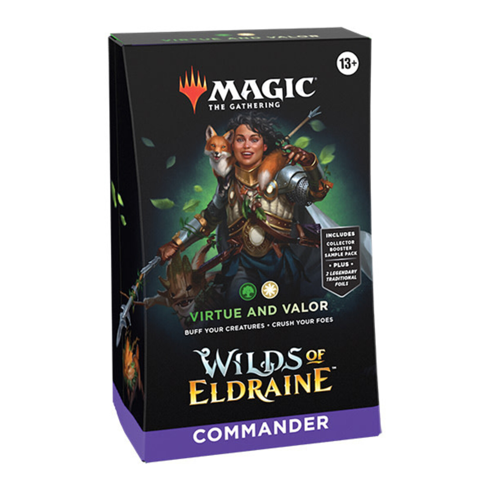 Wizards of the Coast Magic - Wilds of Eldraine Commander Deck "Virtue and Valor" (GW)