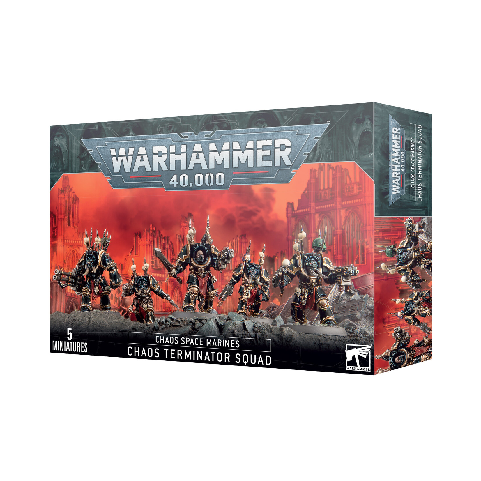 Games Workshop Chaos Space Marines - Terminator Squad