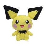 Pokémon Pichu Sitting Cuties Plush - 7 In.
