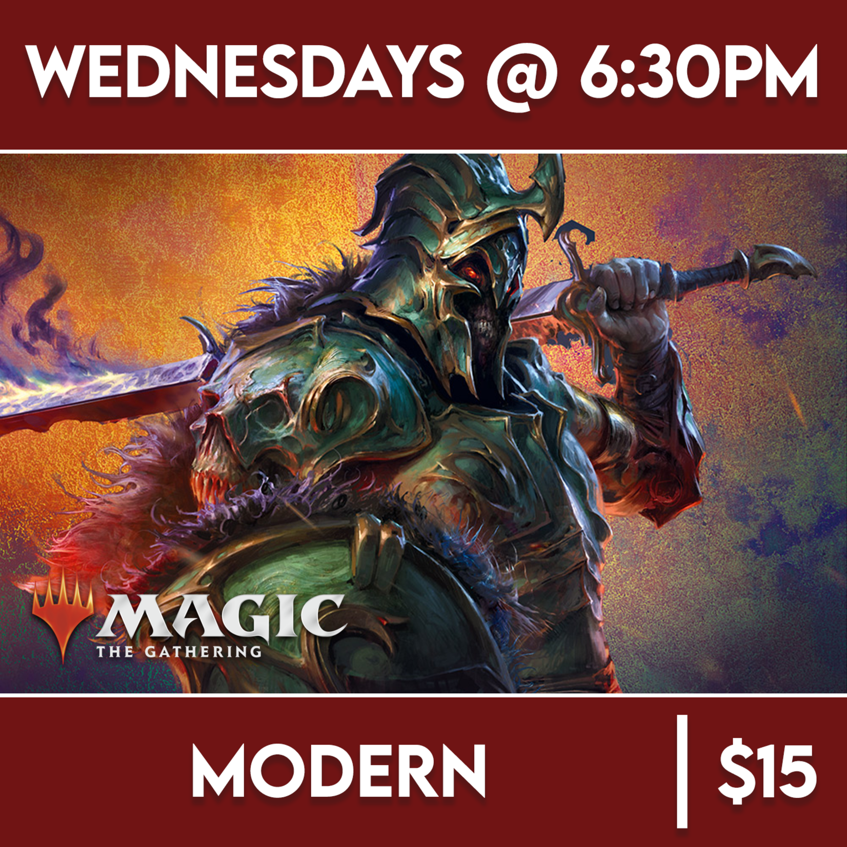Magic: the Gathering Events 04/24 Wednesday @ 6:30 PM - Magic: the Gathering Modern (MTG)