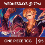 One Piece TCG Events 04/24 Wednesday @ 7 PM - One Piece TCG