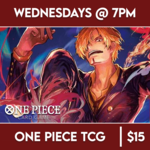 One Piece TCG Events 07/31 Wednesday @ 7 PM - One Piece TCG