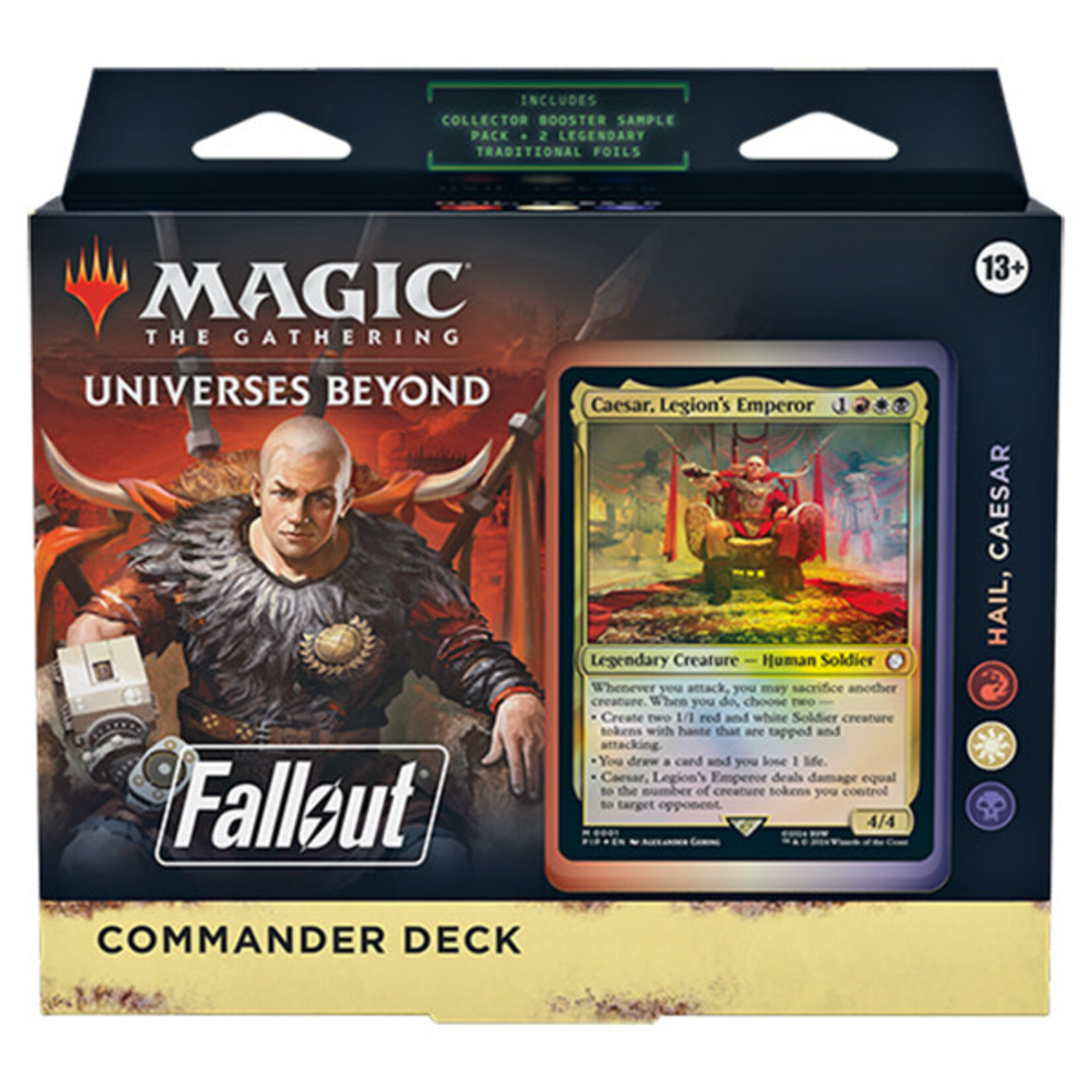 Wizards of the Coast Magic - Fallout Commander Deck "Hail Caeser" (Red, White, Black)