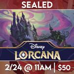 Lorcana Events 02/24 Saturday @ 11 AM - Lorcana Set 3 Launch Party - Sealed