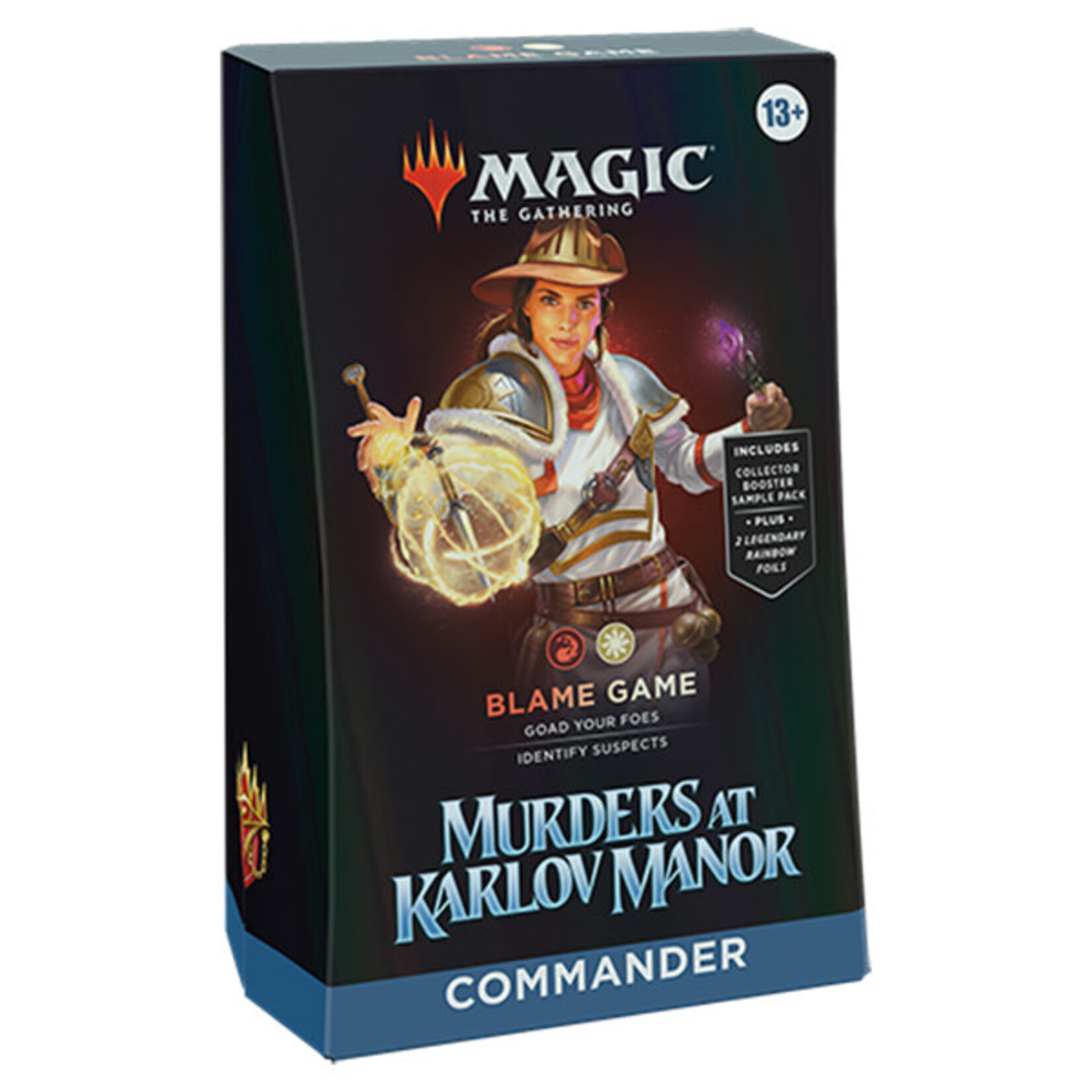 Wizards of the Coast Magic - Murders at Karlov Manor Commander Deck Blame Game (Red/White)