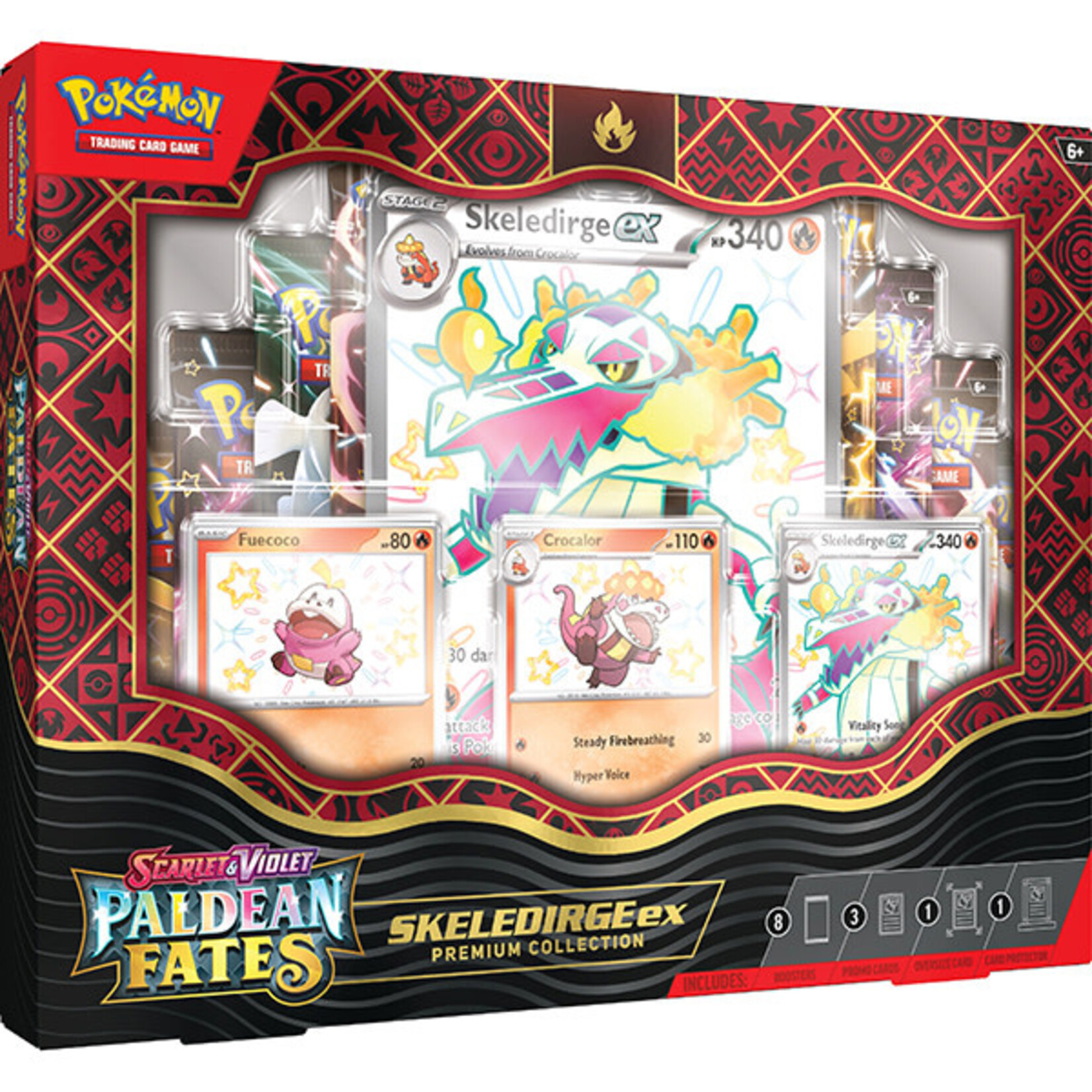 Pokémon Paldean Fates Pokemon EX Premium Collection - Skeledirge EX