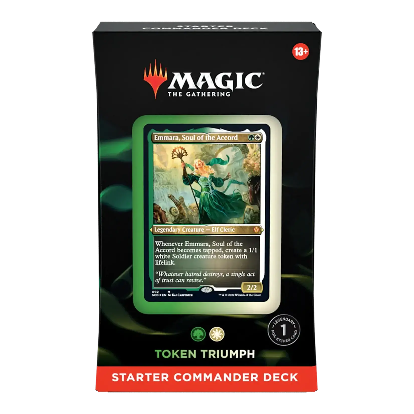 Wizards of the Coast Magic - Starter Commander Deck 2022 "Token Triumph" Green / White