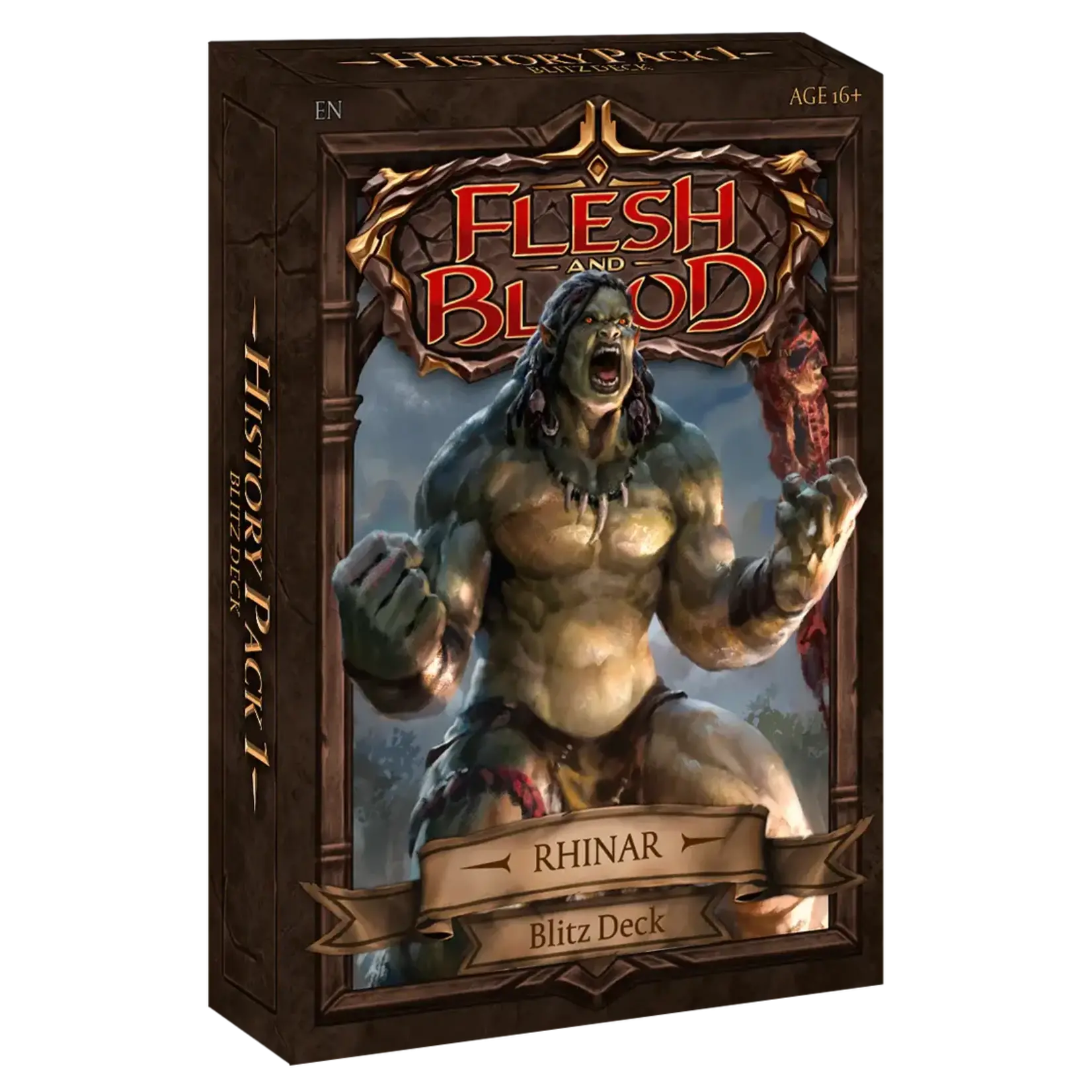 Legend Story Studios Flesh and Blood - History Pack 1 Blitz Deck "Rhinar"