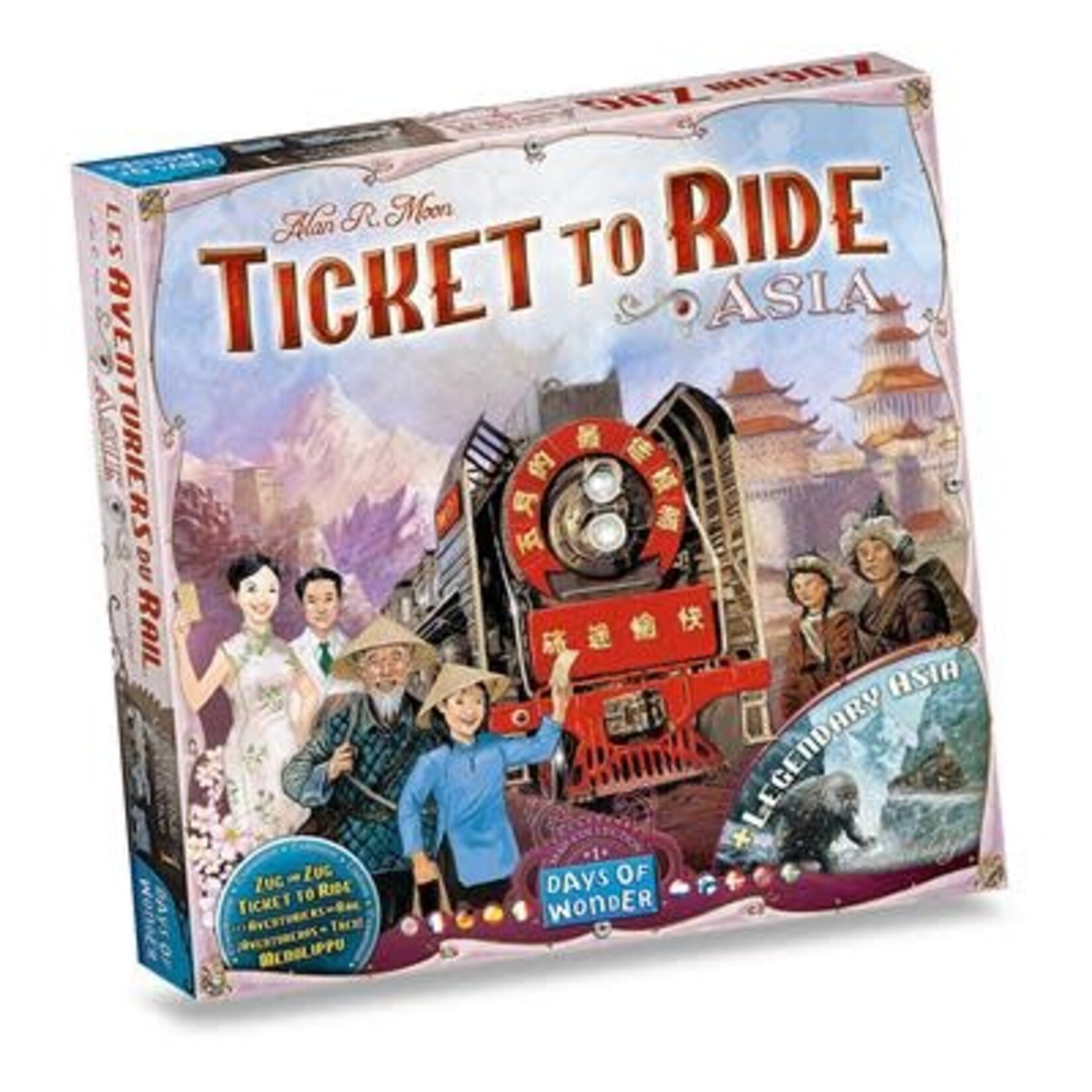 Days of Wonder Ticket to Ride Map Collection - Asia Expansion