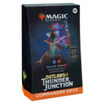 Wizards of the Coast PRE-ORDER Releases 2024.04.12 - Magic - Outlaws of Thunder Junction Commander Deck "Quick Draw" Blue / Red
