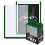 BCW Supplies BCW 3X4 Topload Card Holder -  Green Border