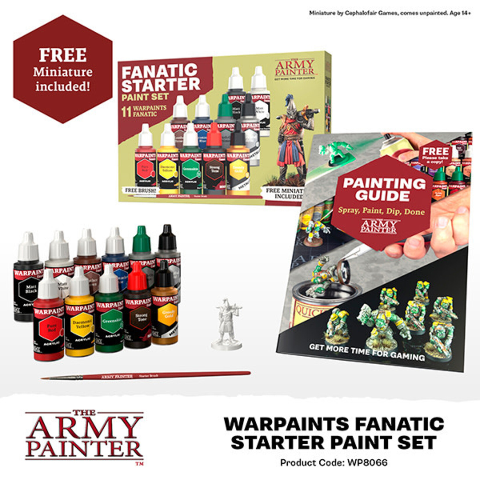 The Army Painter Warpaint Fanatic - Starter Paint Set