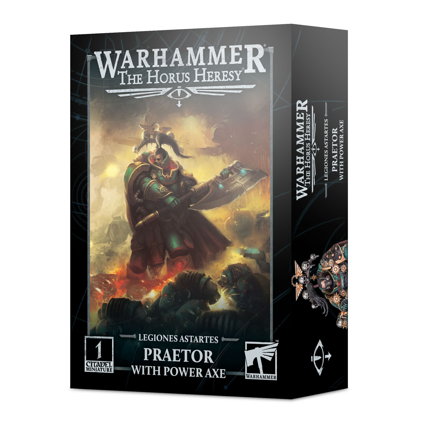 Games Workshop Horus Heresy - Praetor with Power Axe