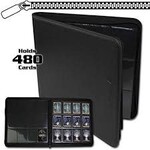 BCW Supplies 12-Pocket Z-Folio Zipper Binder (Black)