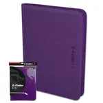BCW Supplies 9-Pocket Z-Folio Zipper Binder (Purple)