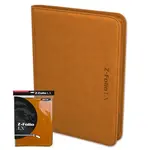 BCW Supplies 9-Pocket Z-Folio Zipper Binder (Orange)