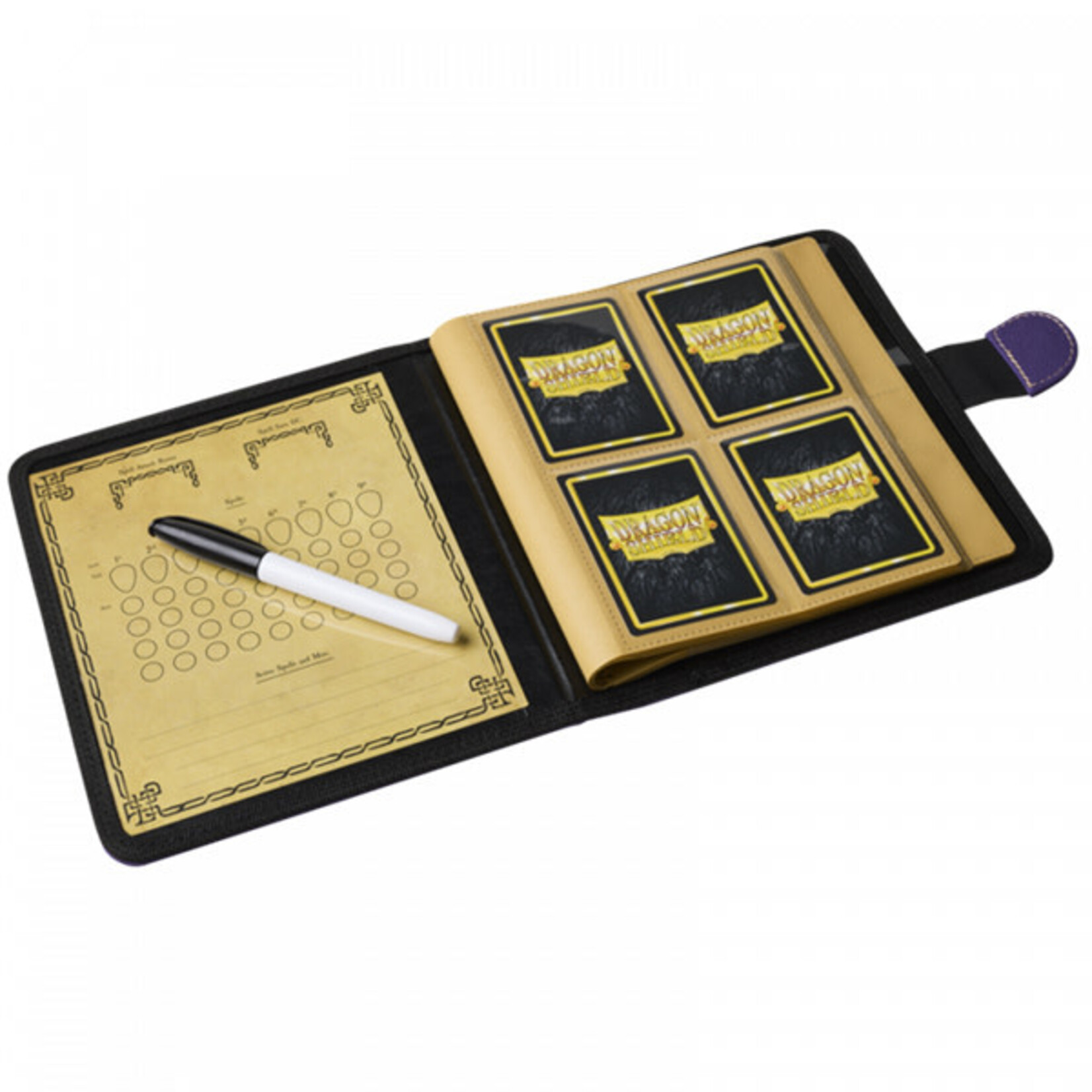 Arcane Tinmen 4-Pocket Dragon Shield Spell Card Codex (Arcane Purple)