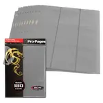 BCW Supplies 9-Pocket PRO Side Loading Pages (Grey) (10)