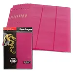 BCW Supplies 9-Pocket PRO Side Loading Pages (Pink) (10)
