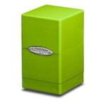 Ultra Pro Deckbox: Satin Tower 100+ Solid- Green, Lime