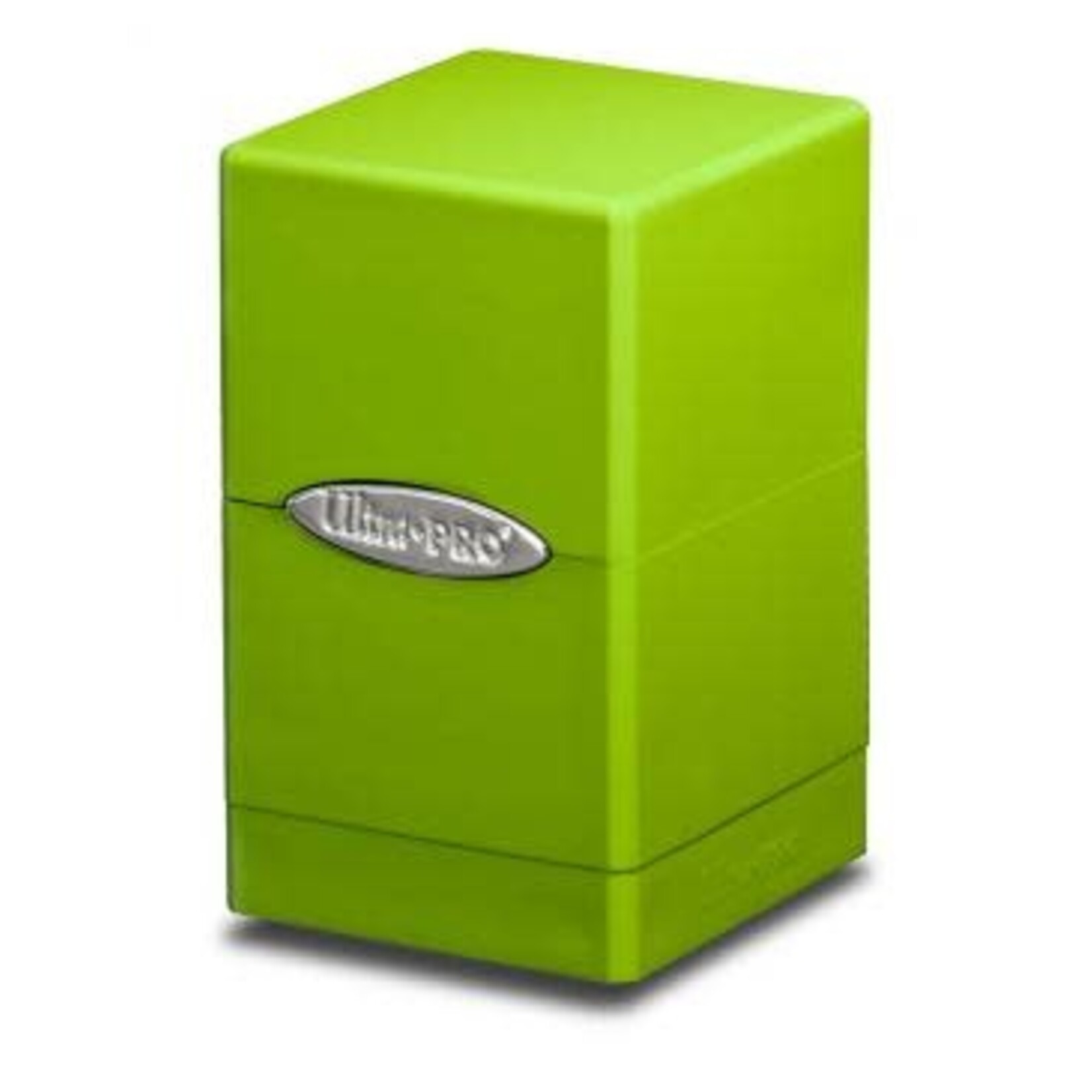 Ultra Pro Deckbox: Satin Tower 100+ Solid- Green, Lime
