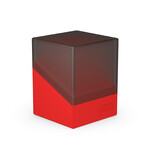 Ultimate Guard Deck Case: Boulder 100+ Standard Size- Synergy Black/Red