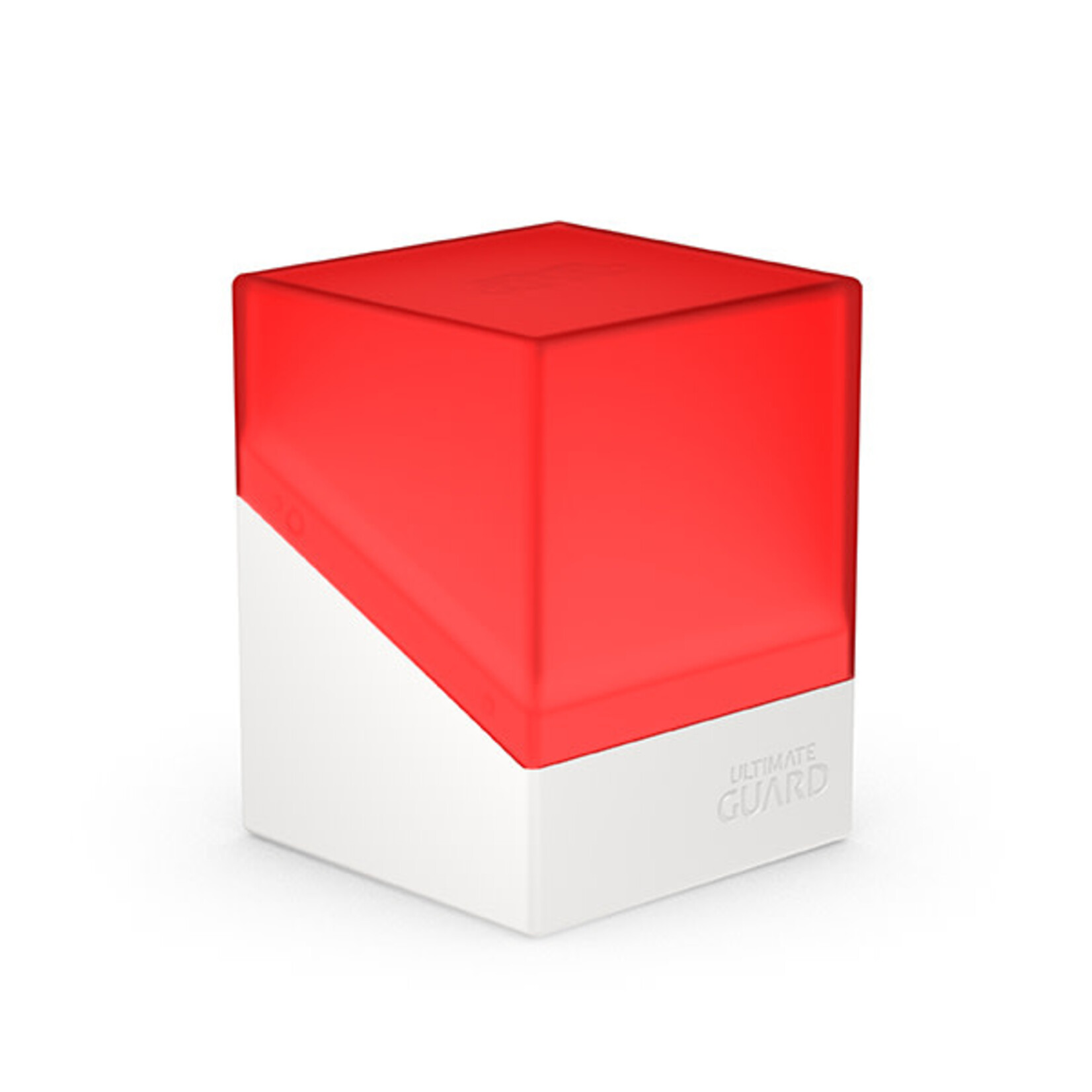 Ultimate Guard Deck Case: Boulder 100+ Standard Size- Synergy Red/White