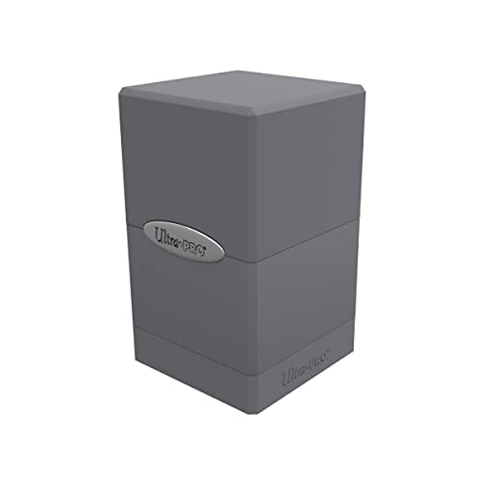 Ultra Pro Deckbox: Satin Tower 100+ Solid- Grey, Smoke