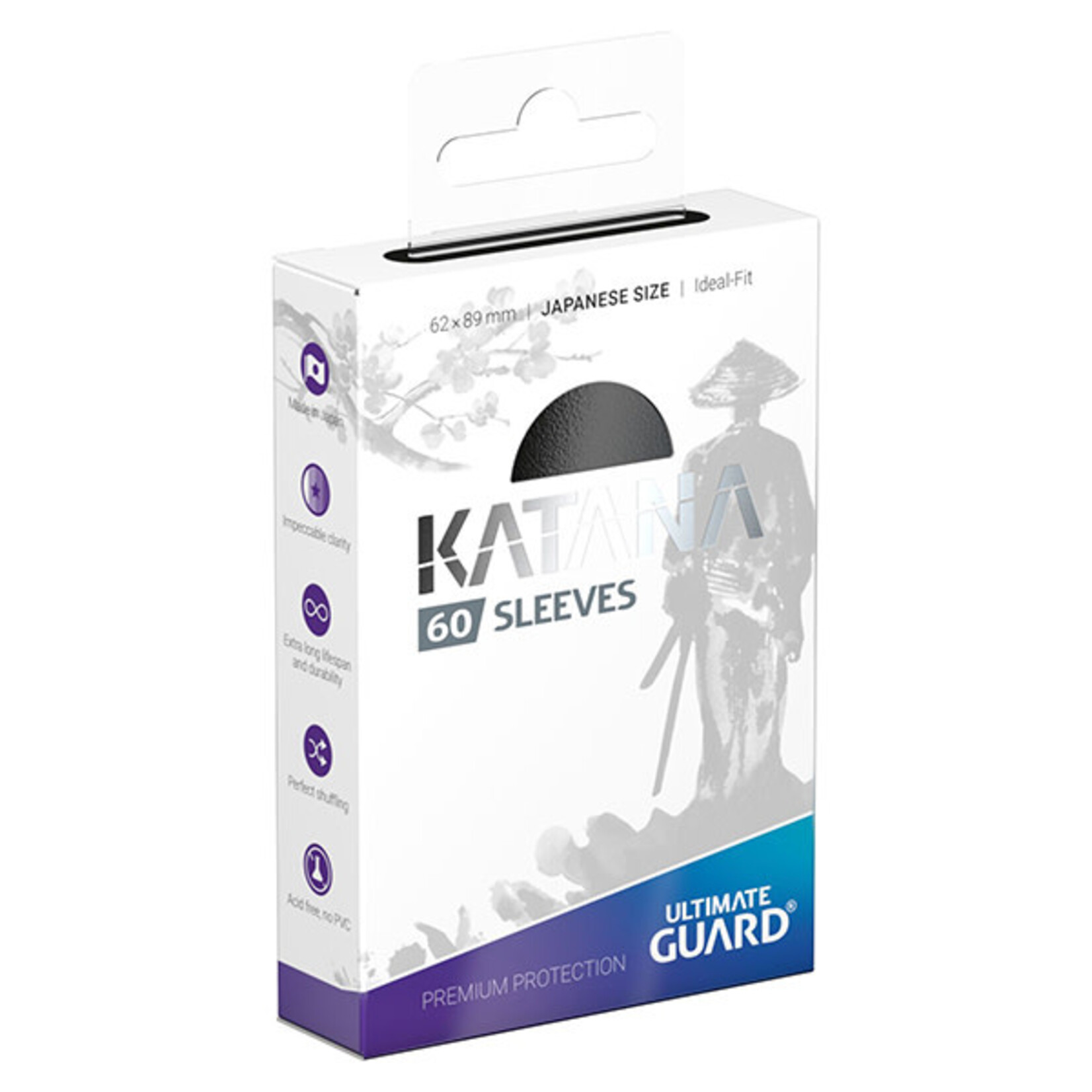 Ultimate Guard Ultimate Guard - Katana - Japanese Sleeves - Black (60)