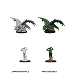 WizKids D&D Nolzur's Marvelous Minis: Wave 11- Green Dragon Wyrmling & Afflicted Elf